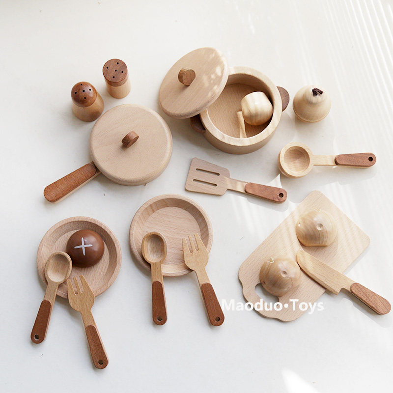 Maoduo Toys Beech Wooden Kids  - огляд і ціна Kids Outdoor Kitchen Accessories