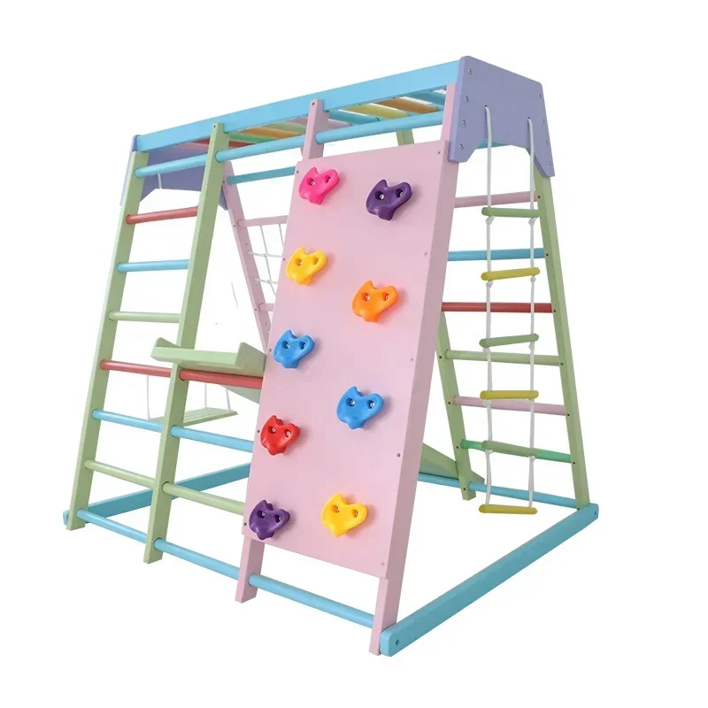 Kids Wooden Climbing Frame Ind - огляд і ціна Kids Outdoor Climbing Frame