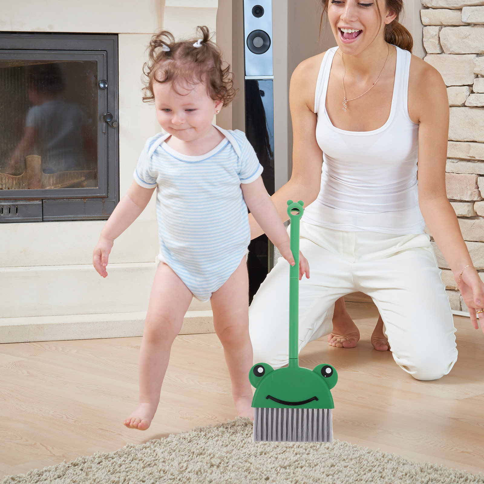 1Set Kids Broom and Dustpan Se - огляд і ціна Kids Outdoor Broom