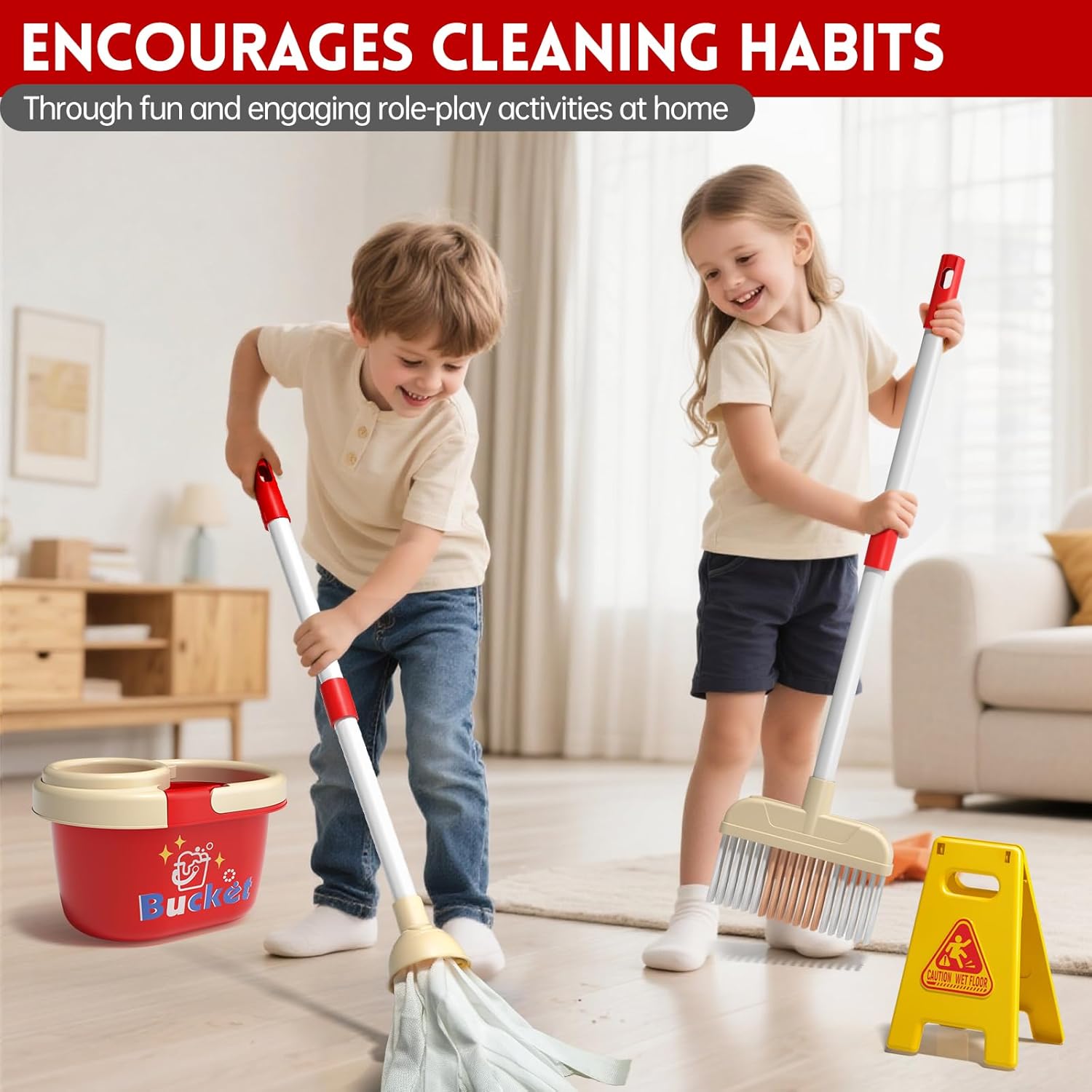 Kids Cleaning Toy Set Housekee - огляд і ціна Kids Outdoor Broom