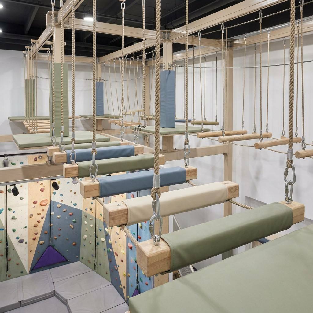 Minimalist Indoor Playground,  - огляд і ціна Kids Outdoor Climbing Frame