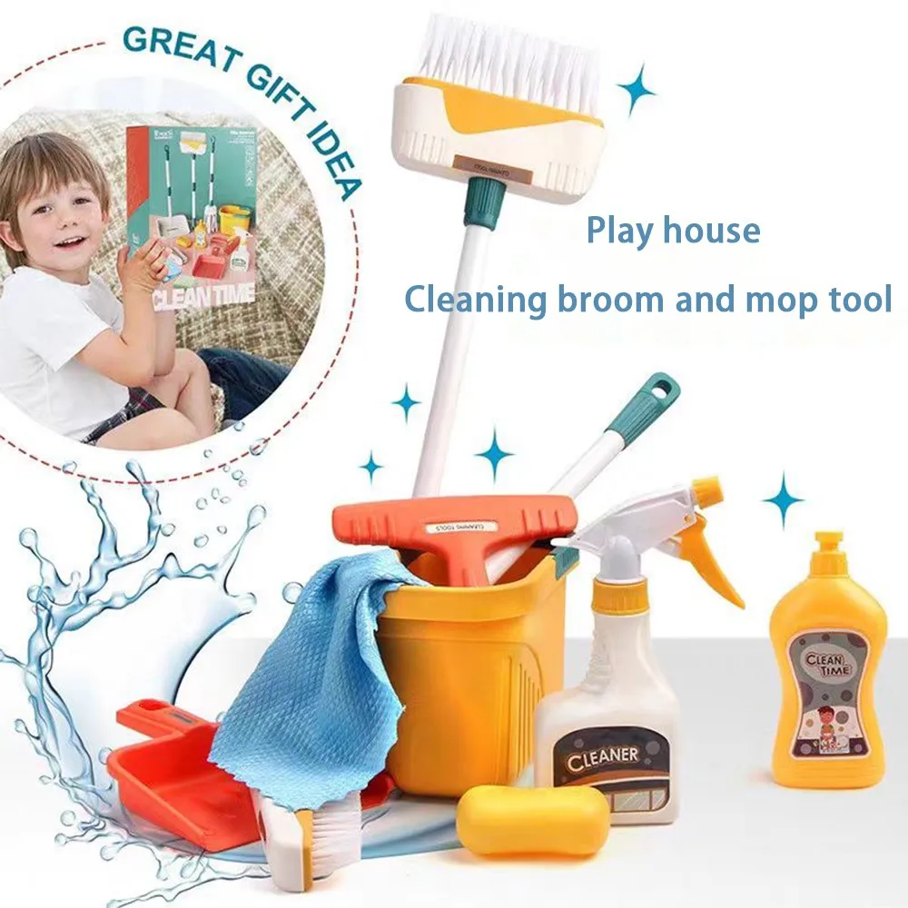 12pcs/set Kids Cleaning Set Ho - огляд і ціна Kids Outdoor Broom