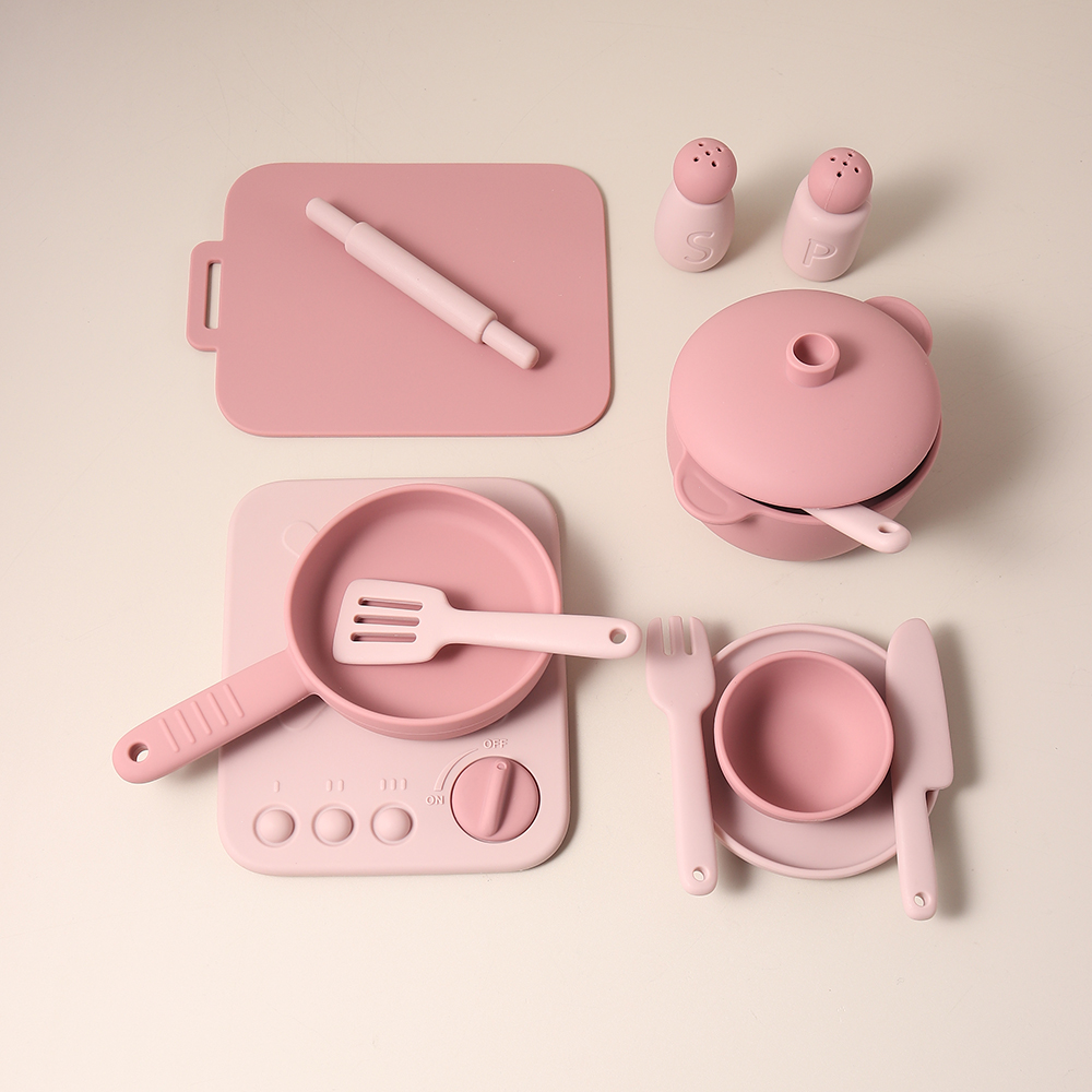 13 Pcs Set Silicone Cooking Pl - огляд і ціна Kids Outdoor Kitchen Accessories