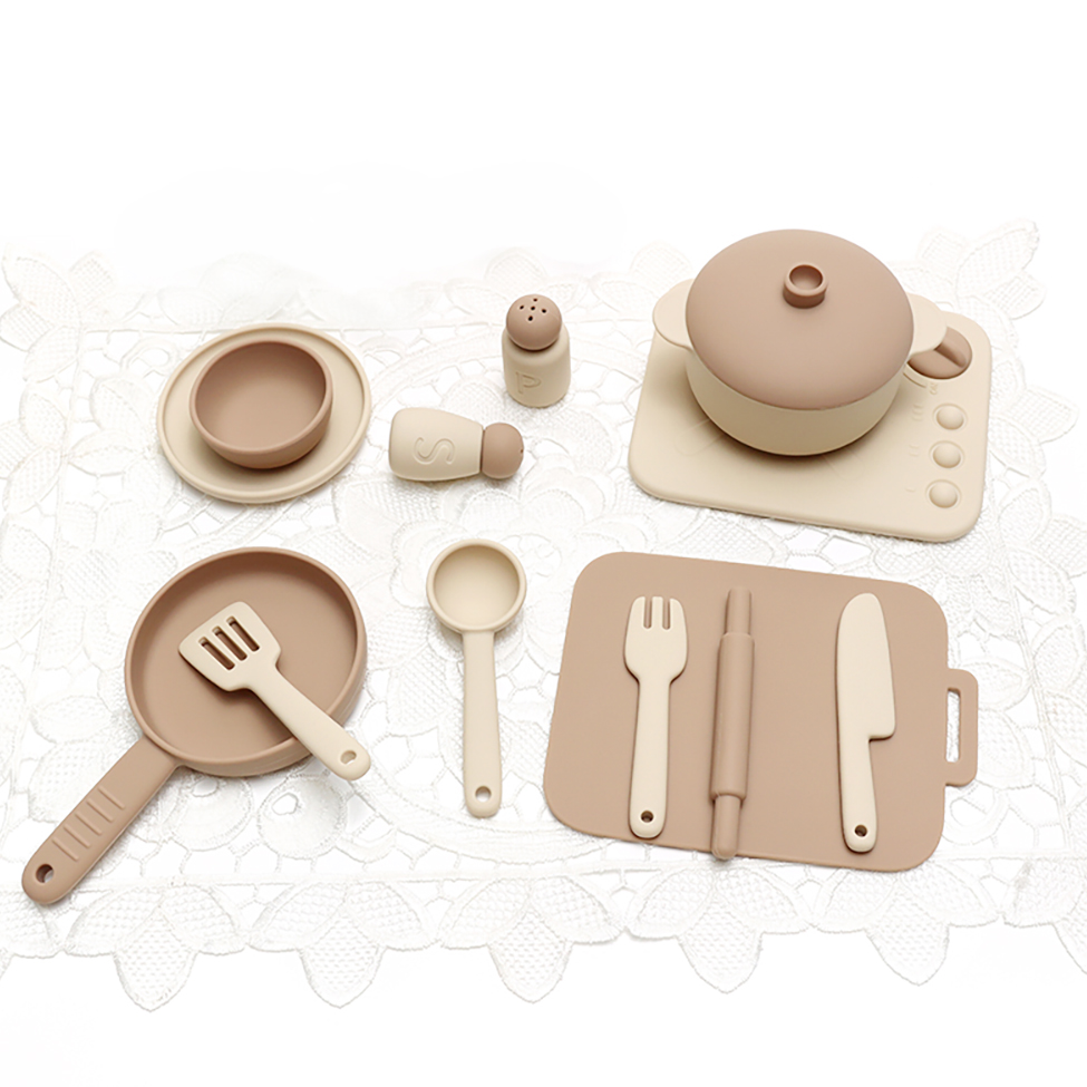 13 Pcs Set Silicone Cooking Pl - огляд і ціна Kids Outdoor Kitchen Accessories
