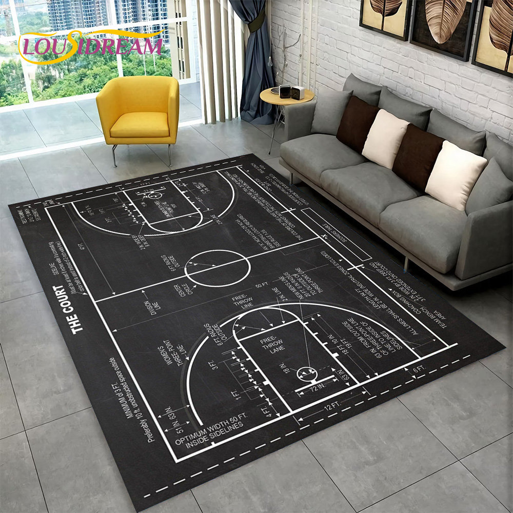 3D Basketball Cour Cartoon Are - огляд і ціна Kids Outdoor Area
