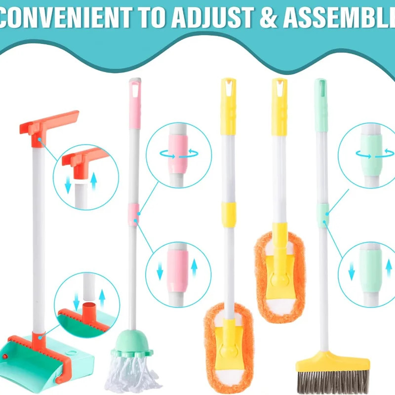 16pcs Kids Cleaning Set - Home - огляд і ціна Kids Outdoor Broom