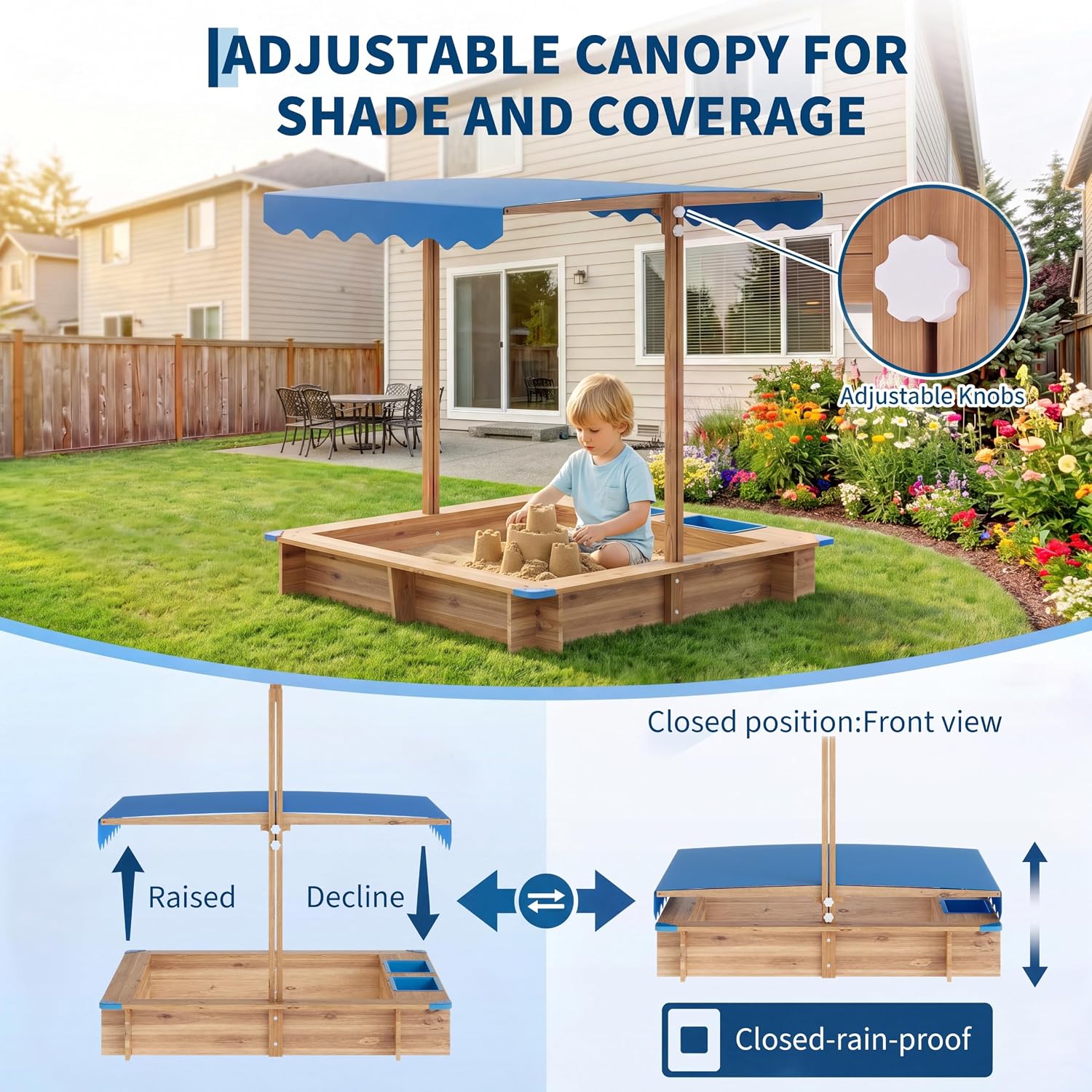 Children Outdoor Sand Pit Kids - огляд і ціна Kids Outdoor Area