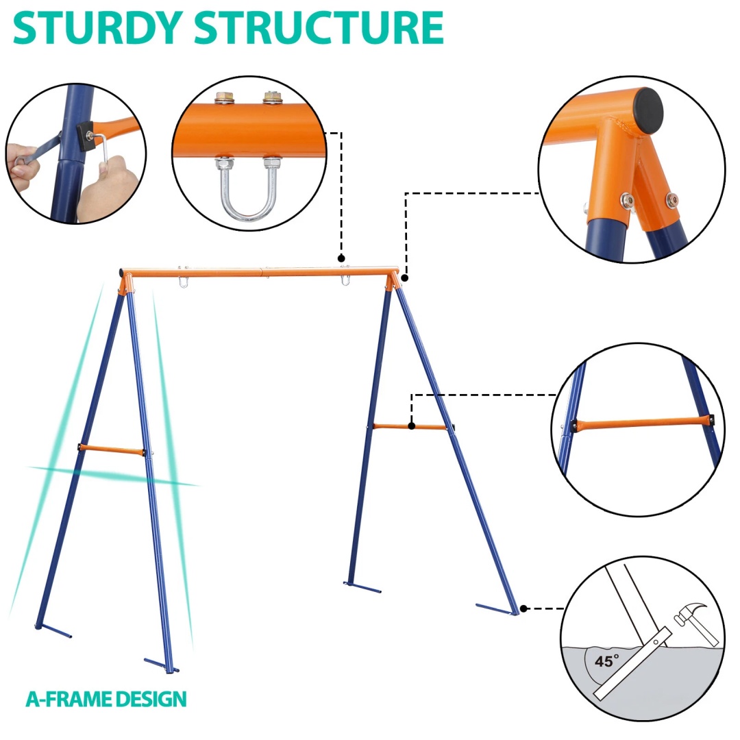 Swing Stand Frame Heavy Duty A - огляд і ціна Kids Outdoor Furniture Set
